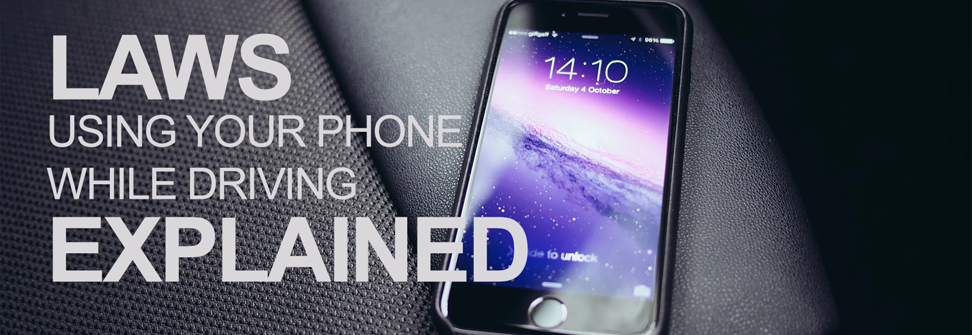Laws for using your phone while driving explained